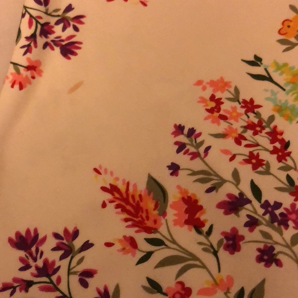 Madison Leigh Romantic Flower Print Sun Dress Sz 6 - Picture 13 of 13